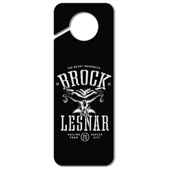 Graphics and More WWE Brock Lesnar Beast Incarnate Novelty Metal Vanity Tag License Plate 